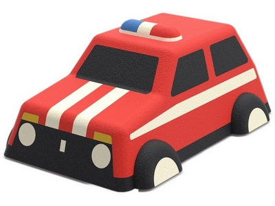 Резиновая фигура «Машина Джип Пожарная»